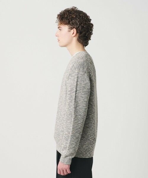 BEAUTY&YOUTH UNITED ARROWS / ビューティー&ユース ユナイテッドアローズ ニット・セーター | ガーター ステッチ スラブ クルーネック ニット ウォッシャブル | 詳細4