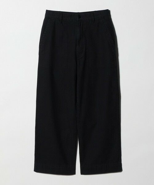 BEAUTY&YOUTH UNITED ARROWS / ビューティー&ユース ユナイテッドアローズ その他パンツ | ヘリンボーン ツイル ベイカーパンツ（BLACK）