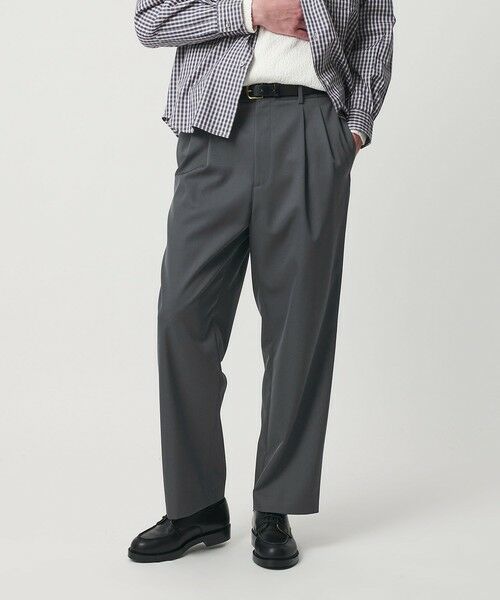 BEAUTY&YOUTH UNITED ARROWS / ビューティー&ユース ユナイテッドアローズ その他パンツ | ツイル ギャバ バギー スラックス NO.9 | 詳細8