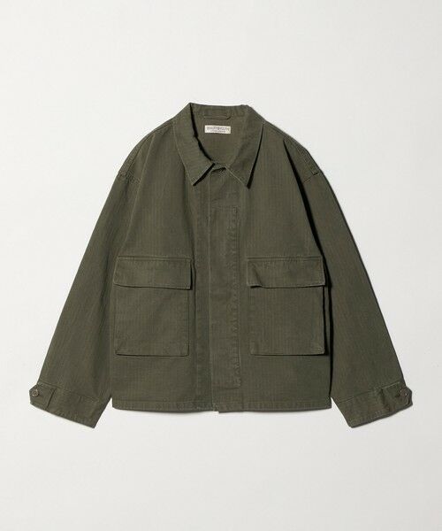 BEAUTY&YOUTH UNITED ARROWS / ビューティー&ユース ユナイテッドアローズ その他アウター | ヴィンテージ ヘリンボーン BDU ジャケット ショート（OLIVE）