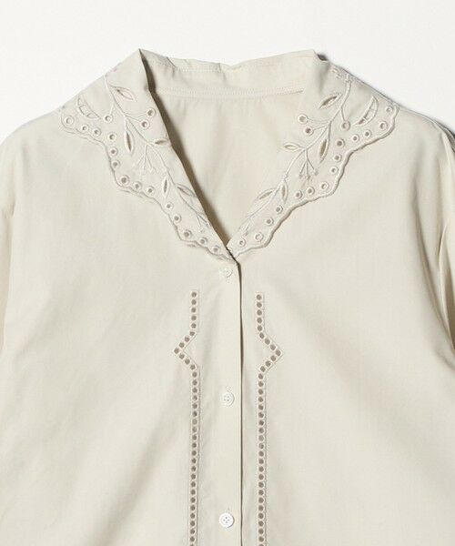 BEAUTY&YOUTH UNITED ARROWS / ビューティー&ユース ユナイテッドアローズ シャツ・ブラウス | エンブロイダリーカラー シャツ | 詳細5