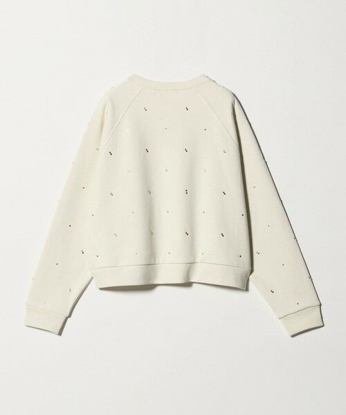 BEAUTY&YOUTH UNITED ARROWS / ビューティー&ユース ユナイテッドアローズ スウェット | コットン裏毛 ラインストーン スウェットプルオーバー | 詳細1