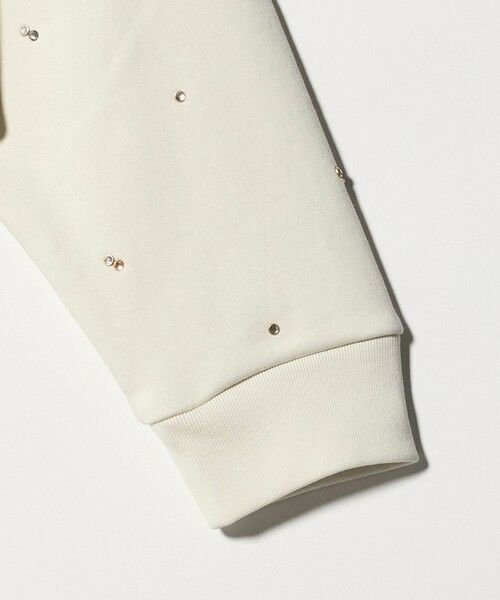 BEAUTY&YOUTH UNITED ARROWS / ビューティー&ユース ユナイテッドアローズ スウェット | コットン裏毛 ラインストーン スウェットプルオーバー | 詳細3
