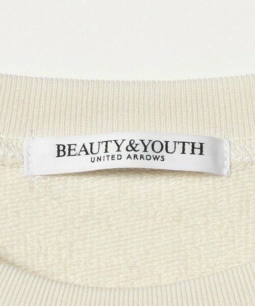 BEAUTY&YOUTH UNITED ARROWS / ビューティー&ユース ユナイテッドアローズ スウェット | コットン裏毛 ラインストーン スウェットプルオーバー | 詳細6