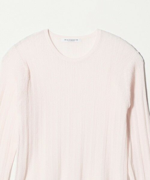 BEAUTY&YOUTH UNITED ARROWS / ビューティー&ユース ユナイテッドアローズ ニット・セーター | ランダムリブ ニットプルオーバー ウォッシャブル | 詳細9