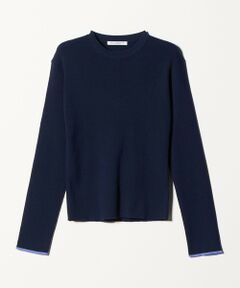 BEAUTY&YOUTH UNITED ARROWS / ビューティー&ユース ユナイテッドアローズ ニット・セーター | コットンブレンド リブライン ニットプルオーバー ウォッシャブル