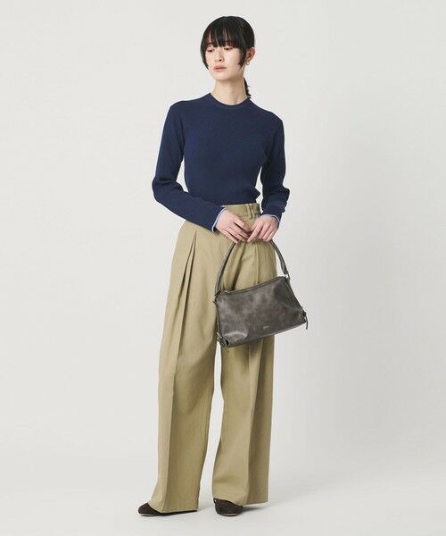 BEAUTY&YOUTH UNITED ARROWS / ビューティー&ユース ユナイテッドアローズ ニット・セーター | コットンブレンド リブライン ニットプルオーバー ウォッシャブル | 詳細20