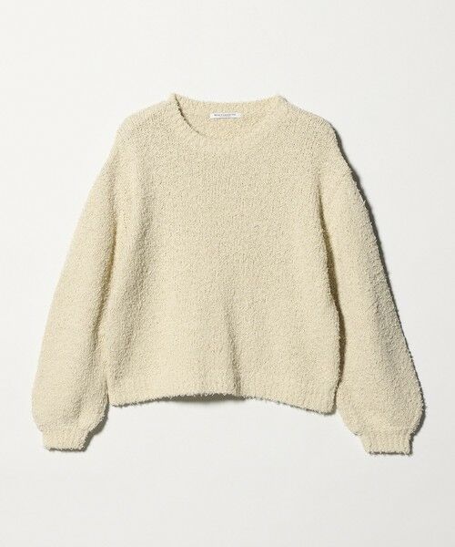 BEAUTY&YOUTH UNITED ARROWS / ビューティー&ユース ユナイテッドアローズ ニット・セーター | コットンブレンド シャギーニットプルオーバー（CREAM）