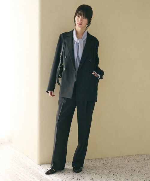 BEAUTY&YOUTH UNITED ARROWS / ビューティー&ユース ユナイテッドアローズ その他パンツ | リネンライク ワイドストレートパンツ ウォッシャブル | 詳細26