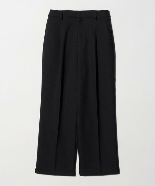 BEAUTY&YOUTH UNITED ARROWS / ビューティー&ユース ユナイテッドアローズ その他パンツ | リネンライク ワイドストレートパンツ ウォッシャブル（NAVY）