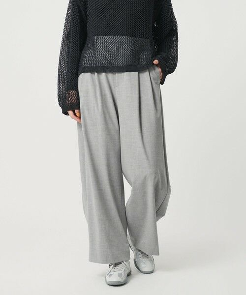 BEAUTY&YOUTH UNITED ARROWS / ビューティー&ユース ユナイテッドアローズ その他パンツ | バックラップタックパンツ ウォッシャブル | 詳細4