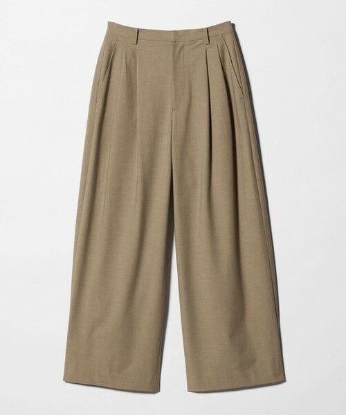 BEAUTY&YOUTH UNITED ARROWS / ビューティー&ユース ユナイテッドアローズ その他パンツ | バックラップタックパンツ ウォッシャブル(BEIGE)