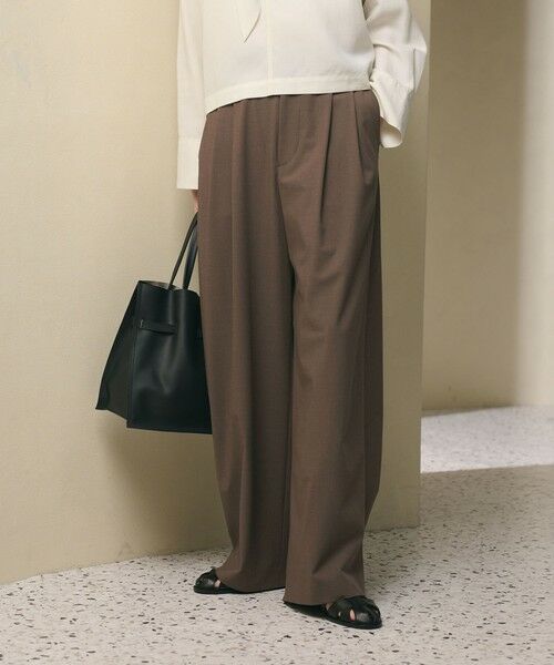 BEAUTY&YOUTH UNITED ARROWS / ビューティー&ユース ユナイテッドアローズ その他パンツ | バックラップタックパンツ ウォッシャブル | 詳細19