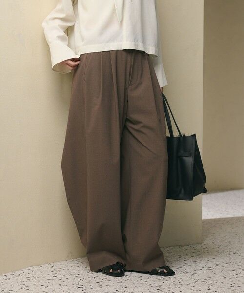 BEAUTY&YOUTH UNITED ARROWS / ビューティー&ユース ユナイテッドアローズ その他パンツ | バックラップタックパンツ ウォッシャブル | 詳細20