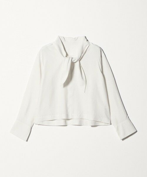 BEAUTY&YOUTH UNITED ARROWS / ビューティー&ユース ユナイテッドアローズ シャツ・ブラウス | セルロース タイブラウス ウォッシャブル（OFF WHITE）