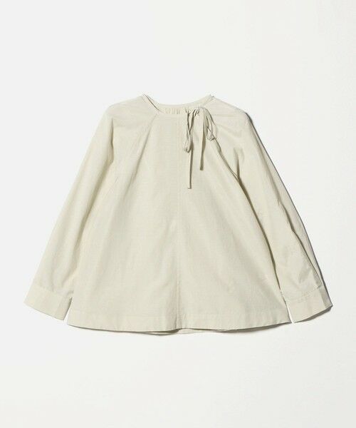 BEAUTY&YOUTH UNITED ARROWS / ビューティー&ユース ユナイテッドアローズ シャツ・ブラウス | リボンタイ ノーカラーブラウス（OLIVE）