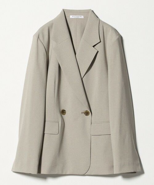 BEAUTY&YOUTH UNITED ARROWS / ビューティー&ユース ユナイテッドアローズ テーラードジャケット | 2ボタン ダブルジャケット 吸水速乾 防シワ UV（BEIGE）