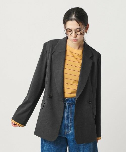 BEAUTY&YOUTH UNITED ARROWS / ビューティー&ユース ユナイテッドアローズ テーラードジャケット | テーラード ダブルジャケット 吸水速乾 防シワ UV | 詳細27