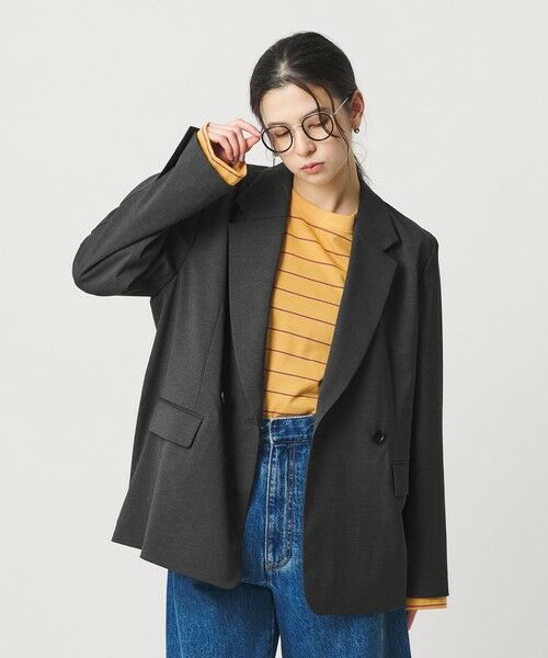 BEAUTY&YOUTH UNITED ARROWS / ビューティー&ユース ユナイテッドアローズ テーラードジャケット | テーラード ダブルジャケット 吸水速乾 防シワ UV | 詳細28