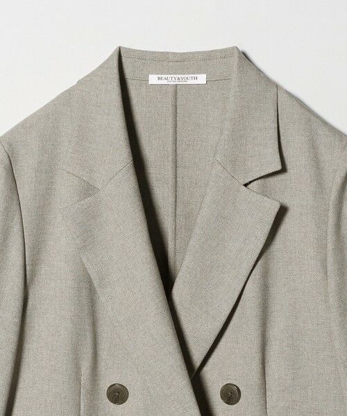 BEAUTY&YOUTH UNITED ARROWS / ビューティー&ユース ユナイテッドアローズ テーラードジャケット | リネンライク ダブルジャケット | 詳細11