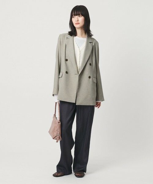 BEAUTY&YOUTH UNITED ARROWS / ビューティー&ユース ユナイテッドアローズ テーラードジャケット | リネンライク ダブルジャケット | 詳細8