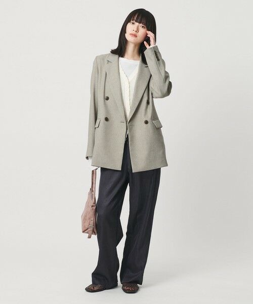 BEAUTY&YOUTH UNITED ARROWS / ビューティー&ユース ユナイテッドアローズ テーラードジャケット | リネンライク ダブルジャケット | 詳細9