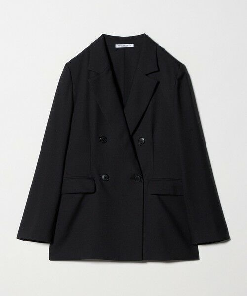 BEAUTY&YOUTH UNITED ARROWS / ビューティー&ユース ユナイテッドアローズ テーラードジャケット | リネンライク ダブルジャケット（NAVY）