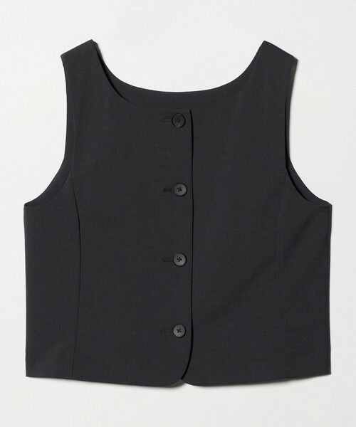 BEAUTY&YOUTH UNITED ARROWS / ビューティー&ユース ユナイテッドアローズ ベスト | スクエアネック 2WAYベスト 吸水速乾 防シワ UV（DK.GRAY）