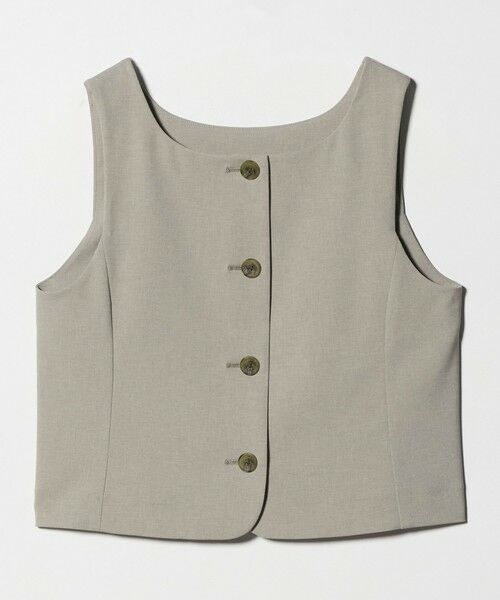 BEAUTY&YOUTH UNITED ARROWS / ビューティー&ユース ユナイテッドアローズ ベスト | スクエアネック 2WAYベスト 吸水速乾 防シワ UV（BEIGE）