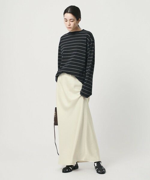 BEAUTY&YOUTH UNITED ARROWS / ビューティー&ユース ユナイテッドアローズ ロング・マキシ丈スカート | ポリエステルサテン マーメイドフレアスカート | 詳細7