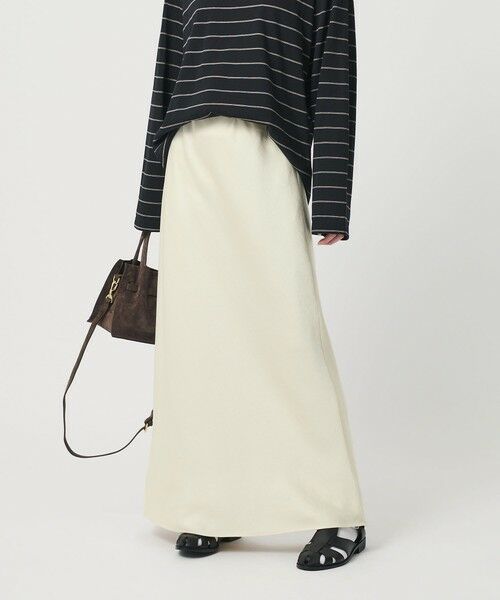 BEAUTY&YOUTH UNITED ARROWS / ビューティー&ユース ユナイテッドアローズ ロング・マキシ丈スカート | ポリエステルサテン マーメイドフレアスカート | 詳細1