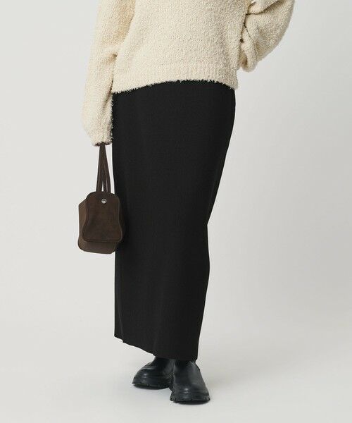BEAUTY&YOUTH UNITED ARROWS / ビューティー&ユース ユナイテッドアローズ ミニ・ひざ丈スカート | 【WEB限定 Wardrobe DAILY MINIMAL】ポリエステルコットン リブニットタイトスカート ウォッシャブル | 詳細2
