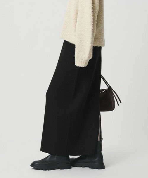 BEAUTY&YOUTH UNITED ARROWS / ビューティー&ユース ユナイテッドアローズ ミニ・ひざ丈スカート | 【WEB限定 Wardrobe DAILY MINIMAL】ポリエステルコットン リブニットタイトスカート ウォッシャブル | 詳細3