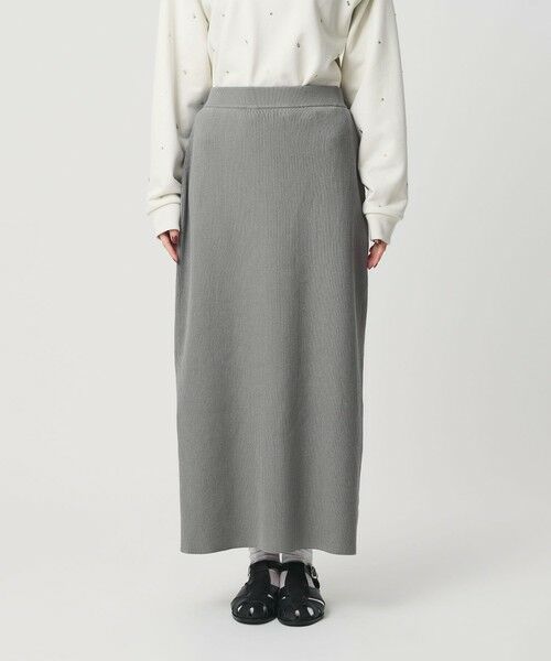 BEAUTY&YOUTH UNITED ARROWS / ビューティー&ユース ユナイテッドアローズ ミニ・ひざ丈スカート | 【WEB限定 Wardrobe DAILY MINIMAL】ポリエステルコットン リブニットタイトスカート ウォッシャブル | 詳細13