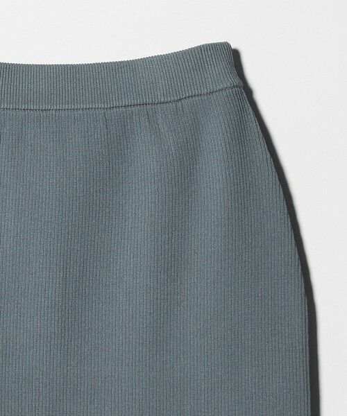BEAUTY&YOUTH UNITED ARROWS / ビューティー&ユース ユナイテッドアローズ ミニ・ひざ丈スカート | 【WEB限定 Wardrobe DAILY MINIMAL】ポリエステルコットン リブニットタイトスカート ウォッシャブル | 詳細6