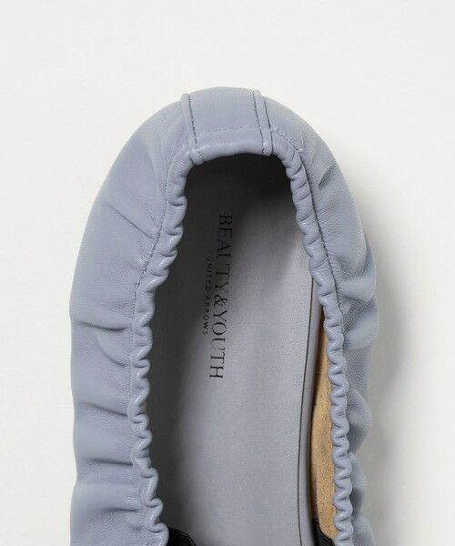 BEAUTY&YOUTH UNITED ARROWS / ビューティー&ユース ユナイテッドアローズ フラットシューズ | ギャザー バレエシューズ | 詳細23