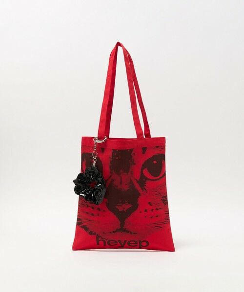 BEAUTY&YOUTH UNITED ARROWS / ビューティー&ユース ユナイテッドアローズ トートバッグ | ＜heyep＞Cats トートバッグ（RED）