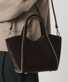 BEAUTY&YOUTH UNITED ARROWS / ビューティー&ユース ユナイテッドアローズ トートバッグ | ベルベット ボールチェーン 2WAY ミニトートバッグ