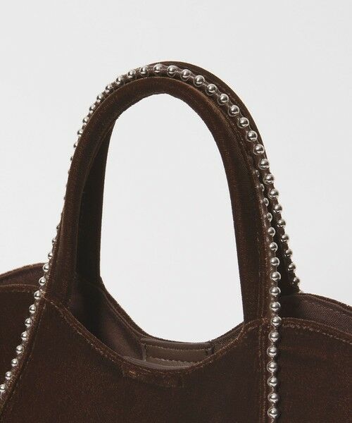 BEAUTY&YOUTH UNITED ARROWS / ビューティー&ユース ユナイテッドアローズ トートバッグ | ベルベット ボールチェーン 2WAY ミニトートバッグ | 詳細9
