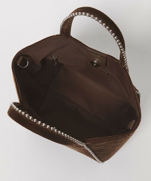 BEAUTY&YOUTH UNITED ARROWS / ビューティー&ユース ユナイテッドアローズ トートバッグ | ベルベット ボールチェーン 2WAY ミニトートバッグ | 詳細11