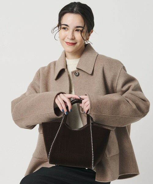 BEAUTY&YOUTH UNITED ARROWS / ビューティー&ユース ユナイテッドアローズ トートバッグ | ベルベット ボールチェーン 2WAY ミニトートバッグ | 詳細2