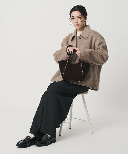 BEAUTY&YOUTH UNITED ARROWS / ビューティー&ユース ユナイテッドアローズ トートバッグ | ベルベット ボールチェーン 2WAY ミニトートバッグ | 詳細3