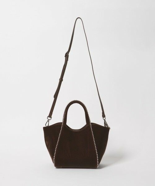 BEAUTY&YOUTH UNITED ARROWS / ビューティー&ユース ユナイテッドアローズ トートバッグ | ベルベット ボールチェーン 2WAY ミニトートバッグ | 詳細5