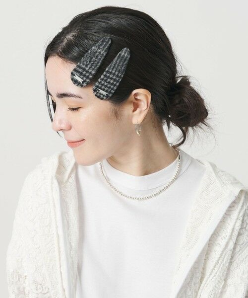BEAUTY&YOUTH UNITED ARROWS / ビューティー&ユース ユナイテッドアローズ ヘアピン | ＜heyep＞Plaid ヘアクリップ/2P | 詳細1