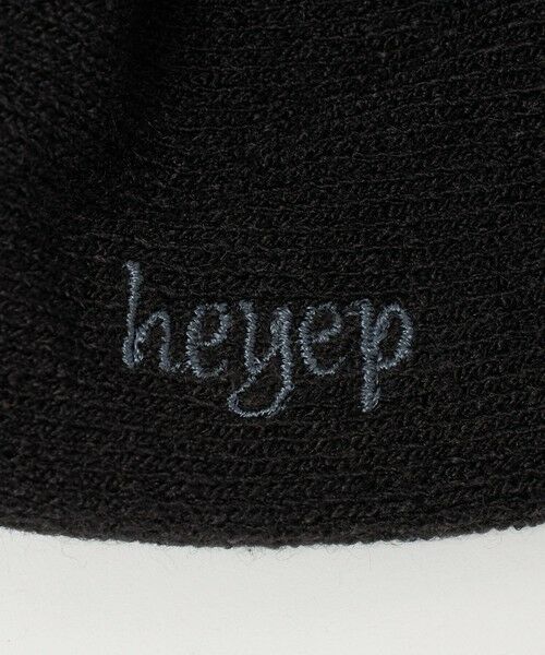BEAUTY&YOUTH UNITED ARROWS / ビューティー&ユース ユナイテッドアローズ ヘアゴム・シュシュ | ＜heyep＞ニット ロゴ シュシュ | 詳細1