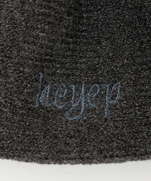 BEAUTY&YOUTH UNITED ARROWS / ビューティー&ユース ユナイテッドアローズ ヘアゴム・シュシュ | ＜heyep＞ニット ロゴ シュシュ | 詳細3