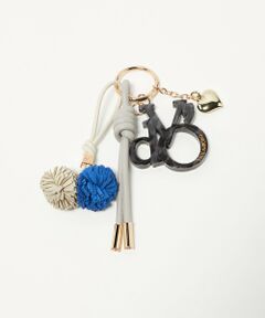 BEAUTY&YOUTH UNITED ARROWS / ビューティー&ユース ユナイテッドアローズ キーホルダー・ストラップ | ＜VIOLAd’ORO＞ポンポン ロゴ バッグチャーム
