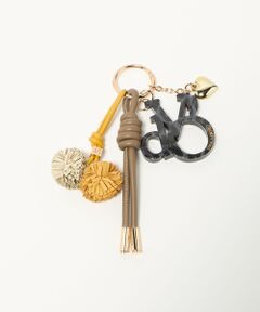 BEAUTY&YOUTH UNITED ARROWS / ビューティー&ユース ユナイテッドアローズ キーホルダー・ストラップ | ＜VIOLAd’ORO＞ポンポン ロゴ バッグチャーム