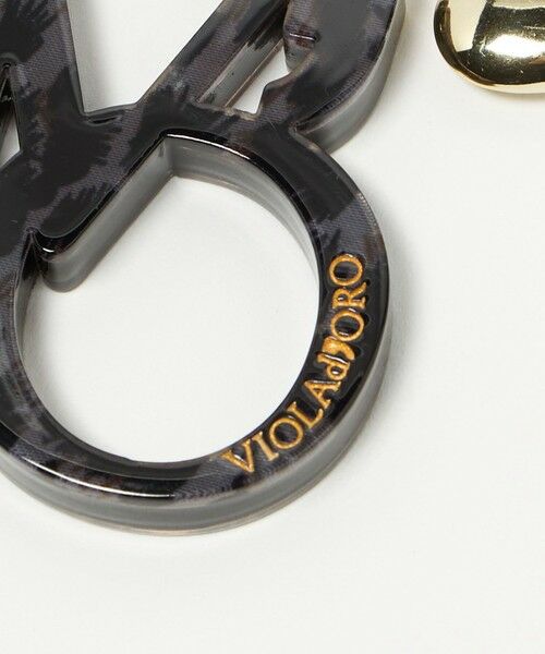 BEAUTY&YOUTH UNITED ARROWS / ビューティー&ユース ユナイテッドアローズ キーホルダー・ストラップ | ＜VIOLAd’ORO＞ポンポン ロゴ バッグチャーム | 詳細5