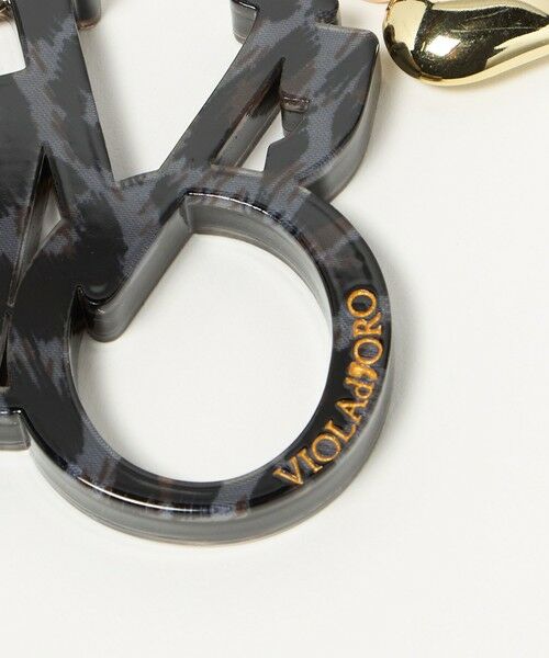 BEAUTY&YOUTH UNITED ARROWS / ビューティー&ユース ユナイテッドアローズ キーホルダー・ストラップ | ＜VIOLAd’ORO＞ポンポン ロゴ バッグチャーム | 詳細8